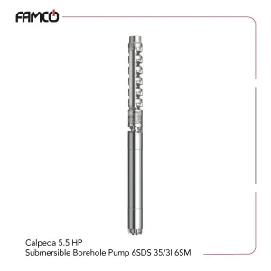 Calpeda 5.5 HP Submersible Borehole Pump 6SDS 35/3I 6SM