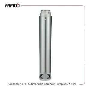 Calpeda 7.5 HP Submersible Borehole Pump 6SDX 16/8