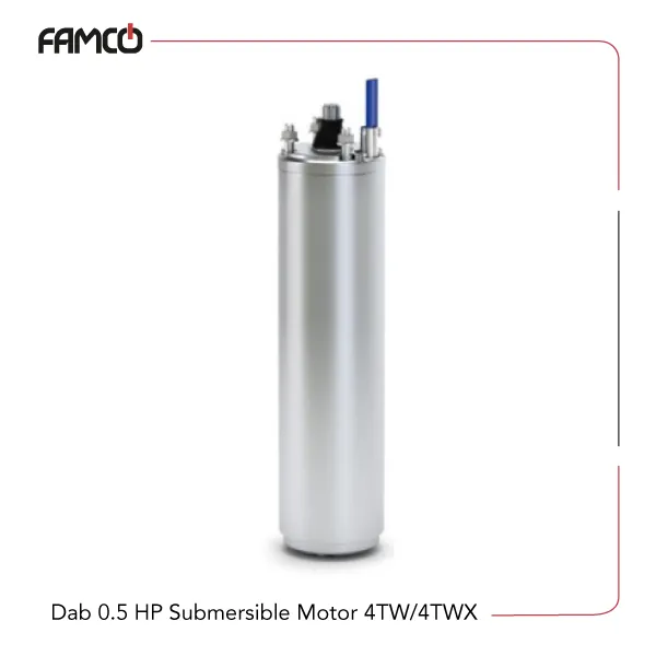 Dab-0.5-HP-Submersible-Motor-4TW-4TWX Dab 0.5 HP Submersible Pump 4TW/4TWX