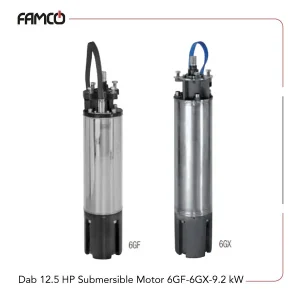 Dab 12.5 HP Submersible Motor 6GF/6GX-9.2 kW
