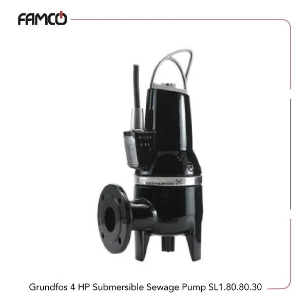 Grundfos-4HP-Submersible-Sewage-Pump-SL1.80.80.30 Grundfos 4 HP Submersible Sewage Pump SL1.80.80.30