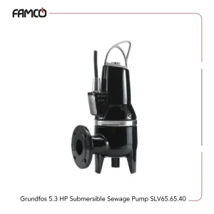 Grundfos 5.3 HP Submersible Sewage Pump SLV.65.65.40