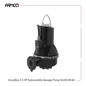 Grundfos 5.3 HP Submersible Sewage Pump SLV.65.80.40