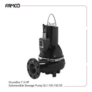 Grundfos 7.3 HP Submersible Sewage Pump SL1.100.150.55