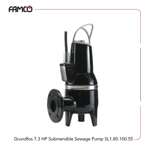 Grundfos 7.3 HP Submersible Sewage Pump SL1.80.100.55