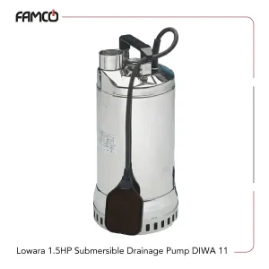 Lowara 1.5 HP Submersible Drainage Pump DIWA 11