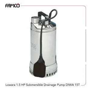 Lowara 2 HP Submersible Drainage Pump DIWA 15T