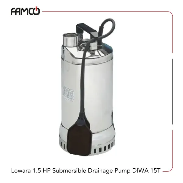 Lowara-1.5HP-Submersible-Drainage-Pump-DIWA-15T Lowara 1.5HP Submersible Drainage Pump DIWA 15T