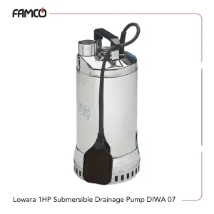 Lowara 1 HP Submersible Drainage Pump DIWA 07