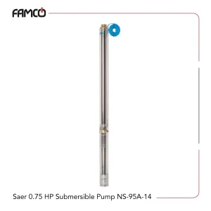 Saer 0.75 HP Submersible Pump NS-95A/14