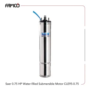 Saer 0.75 HP Water-filled Submersible Motor CL95-0.75