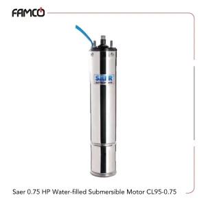 Saer 0.75 HP Water-filled Submersible Motor CLE95-0.75