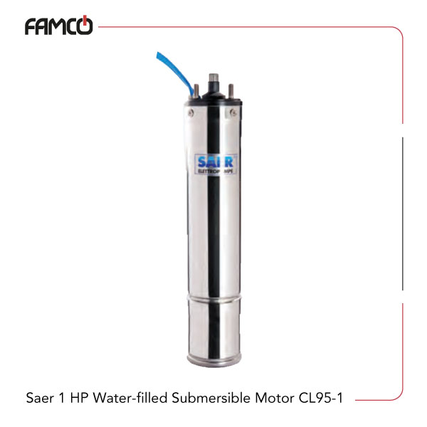 Saer 1 HP Water-filled Submersible Motor CL95-1