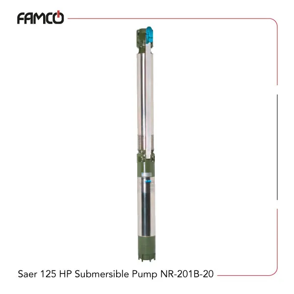 Saer-125-HP-Submersible-Pump-NR-201B-20 Saer 125 HP Submersible Pump NR-201B-20