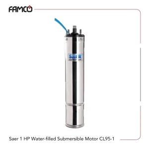 Saer 1 HP Water-filled Submersible Motor CLE95-1
