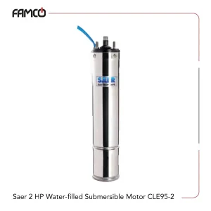 Saer 2 HP Water-filled Submersible Motor CL95-2