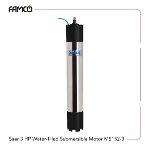 Saer 3 HP Water-filled Submersible Motor MS152-3
