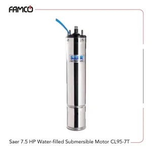 Saer 7.5 HP Water-filled Submersible Motor CL95-7T