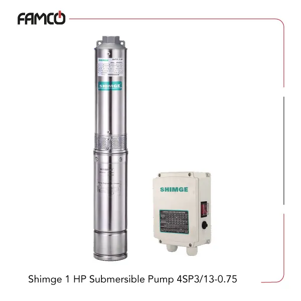 Shimge 1 HP Submersible Pump 4SP3/13-0.75