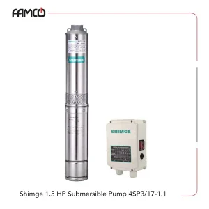 Shimge 1.5 HP Submersible Pump 4SP3/17-1.1