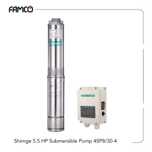 Shimge 5.5 HP Submersible Pump 4SP8/30-4