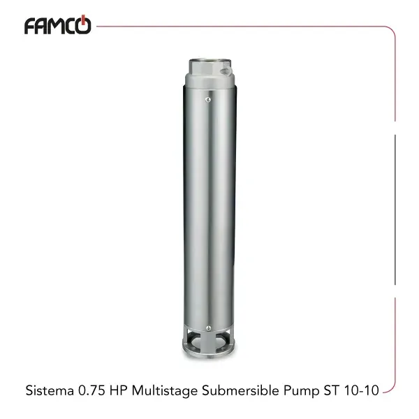 Sistema-0.75HP-Multistage-Submersible-Pump-ST-10-10 Sistema 0.75HP Multistage Submersible Pump ST-10-10