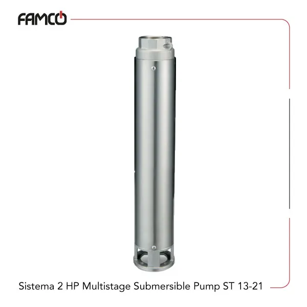 Sistema-2-HP-Multistage-Submersible-Pump-ST-13-21 Sistema 2 HP Multistage Submersible Pump ST-13-21