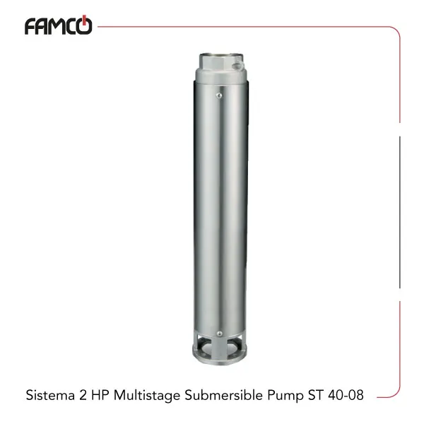Sistema-2-HP-Multistage-Submersible-Pump-ST-40-08 Sistema 2 HP Multistage Submersible Pump ST 40-08