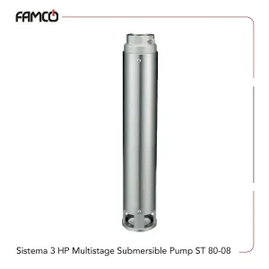 Sistema 3 HP Multistage Submersible Pump ST 80-08