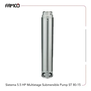 Sistema 5.5 HP Multistage Submersible Pump ST 80-15