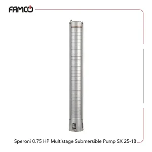 Speroni 0.75 HP Multistage Submersible Pump SX 25-18