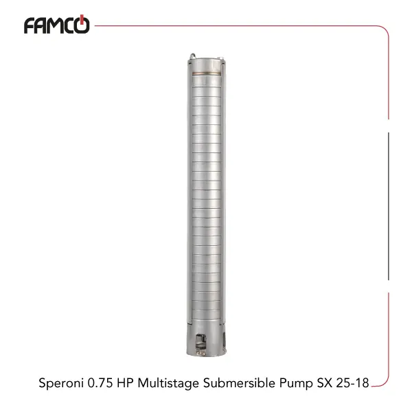 Speroni 0.75 HP Multistage Submersible Pump SX 25-18