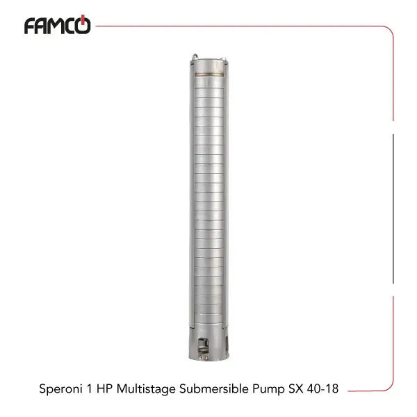 Speroni-1-HP-Multistage-Submersible-Pump-SX-40-18 Speroni 1 HP Multistage Submersible Pump SX 40-18