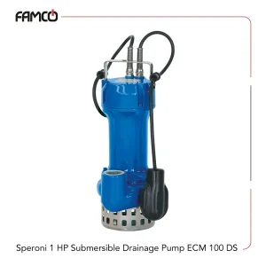 Speroni 1 HP Submersible Drainage Pump ECM 100 DS