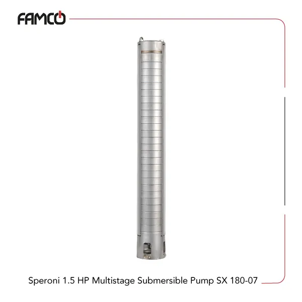 Speroni-1.5-HP-Multistage-Submersible-Pump-SX-180-07 Speroni 1.5 HP Multistage Submersible Pump SX 180-07