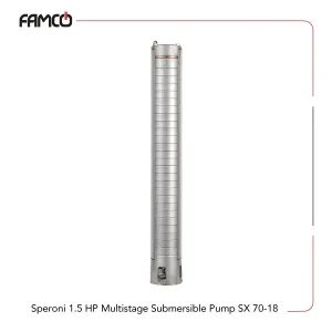 Speroni 1.5 HP Multistage Submersible Pump SX 70-18