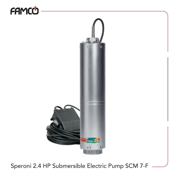 Speroni-2.4-HP-Submersible-Electric-Pump-SCM-7-F Speroni 2.4 HP Submersible Electric Pump SCM 7-F
