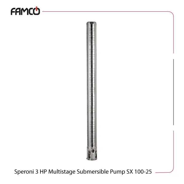 Speroni 3 HP Multistage Submersible Pump SX 100-25