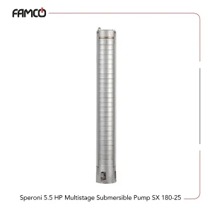 Speroni 5.5 HP Multistage Submersible Pump SX 180-25
