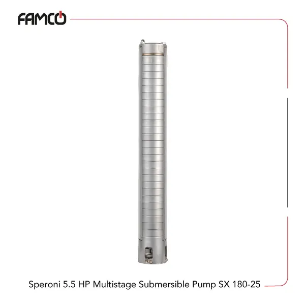 Speroni 5.5 HP Multistage Submersible Pump SX 180-25