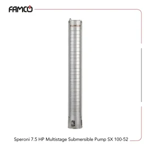 Speroni 7.5 HP Multistage Submersible Pump SX 100-52