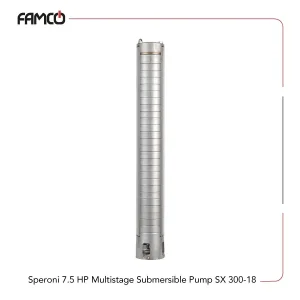Speroni 7.5 HP Multistage Submersible Pump SX 300-18