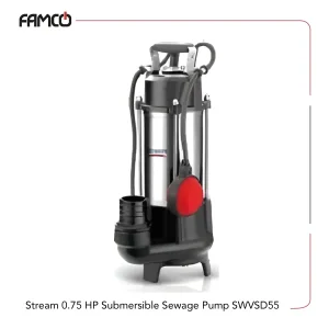 Stream 0.75 HP Submersible Sewage Pump SWVSD55