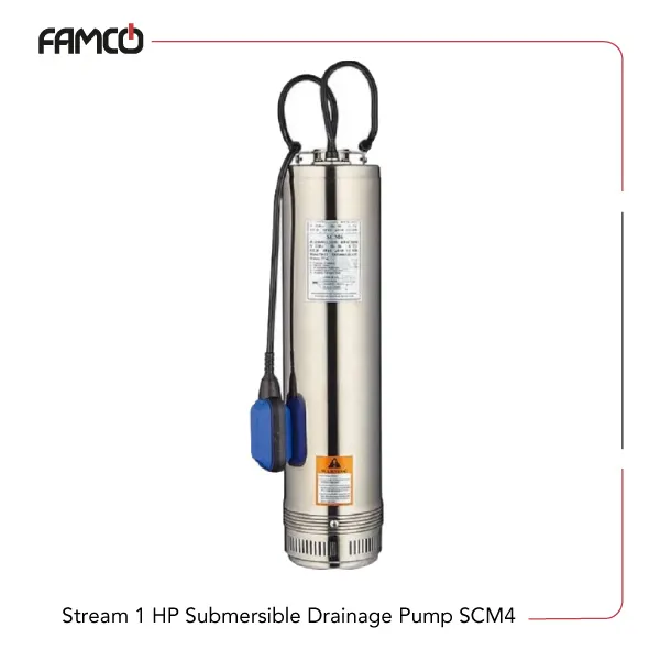 Stream 1 HP Submersible Drainage Pump SCM4